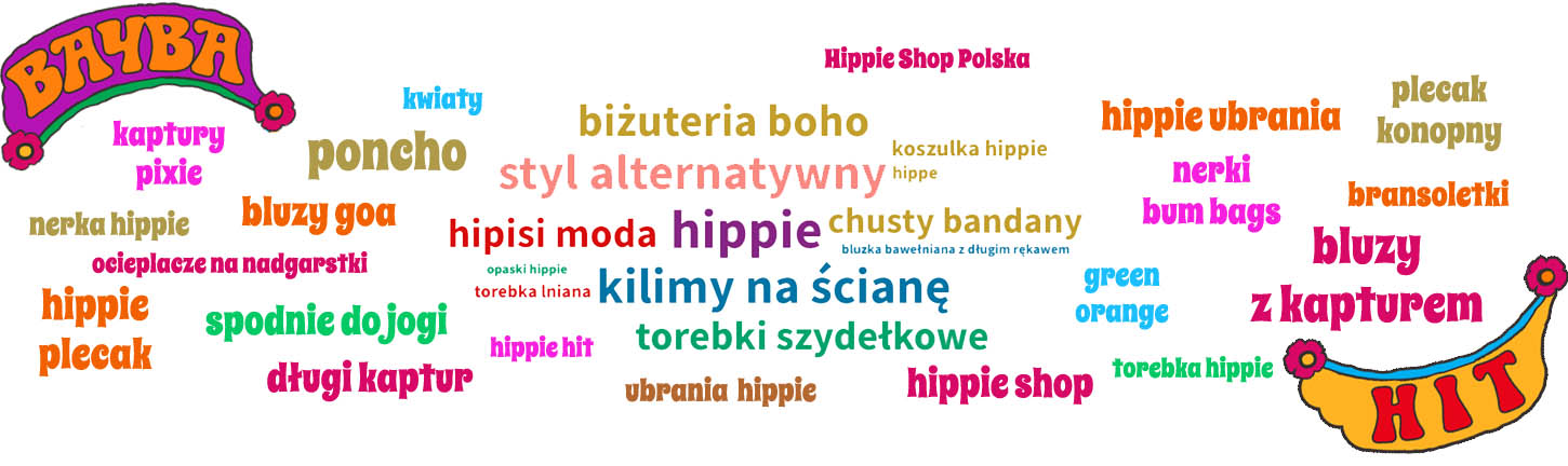 hippie akcesoria, moda alternatywna 