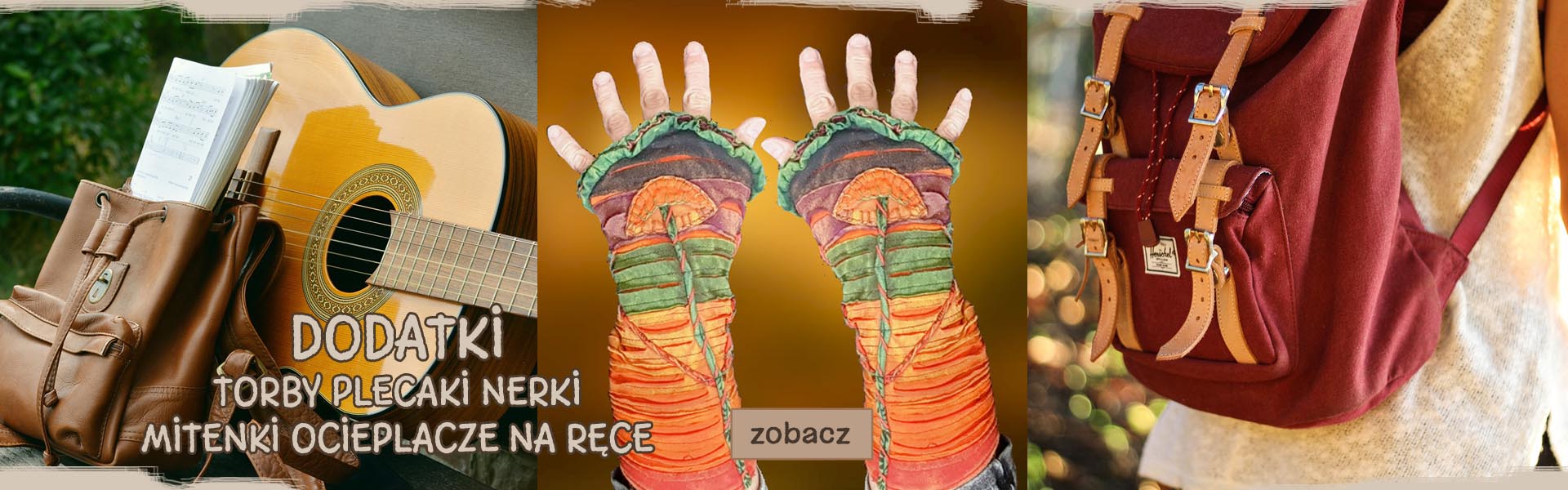 Plecaki torebki nerki mitenki czapki od Hanka Style