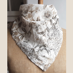 chusta lniana, bandana, linen bandana.