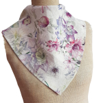 apaszka bandana lniana, linen bandana.