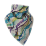 kolorowa lniana bandana, linen bandana.