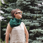 apaszka, bandana, linen bandana.