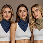 Bandana Konopna Granatowa Chusta na Głowę Festiwalowa