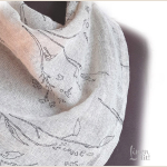 chusta lniana, bandana, linen bandana.