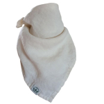 Bandana Konopna Kremowa Chusta Zmiękczana