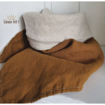 lniana chusta dwustronna linen bandana Double-sided