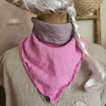 lniana chusta dwustronna linen bandana Double-sided