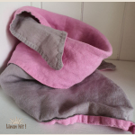 lniana chusta dwustronna linen bandana Double-sided