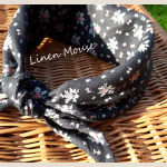 lniana chusta szal linen bandanas scarves