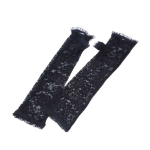 mitenki koronkowe gothic czarne, gothic mittens.