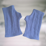 mitenki lniane, linen mittens.