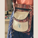 nerka konopie bawełna, waist bag.