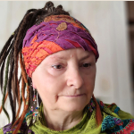 opaska na głowę i dready, opaska boho, boho head band.