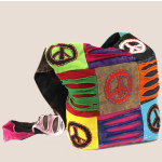 Torba Hippie Pacyfa od Bayba Hit Bawełniana Wielokolorowa Cross Body
