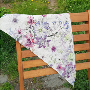 apaszka bandana lniana, linen bandana.