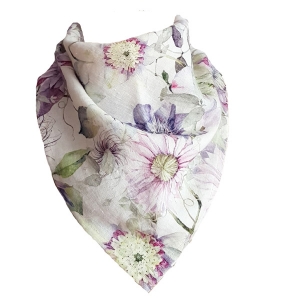 apaszka bandana lniana, linen bandana.