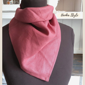 lniana chusta szal linen bandanas scarves