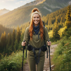 Bandana Konopna Kremowa Chusta Zmiękczana