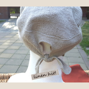 czapka lniana linen cap