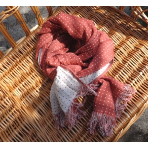 Lniany Szalik Dwustronny ze Zmiękczanego Lnu od Hanka Style