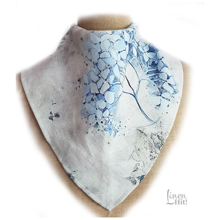 lniana chusta, bandana, linen bandana.