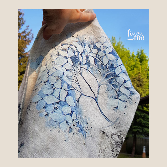 lniana chusta, bandana, linen bandana.