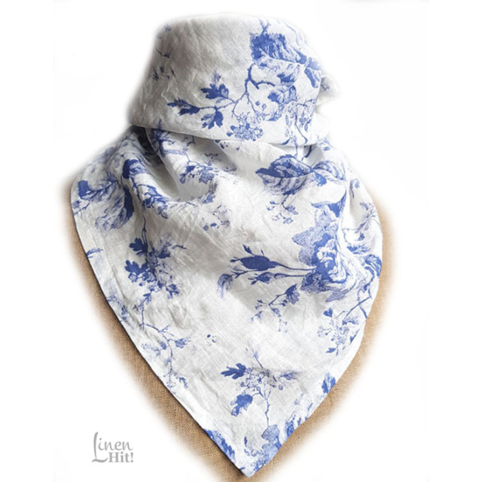 lniana chusta bandana linen bandana