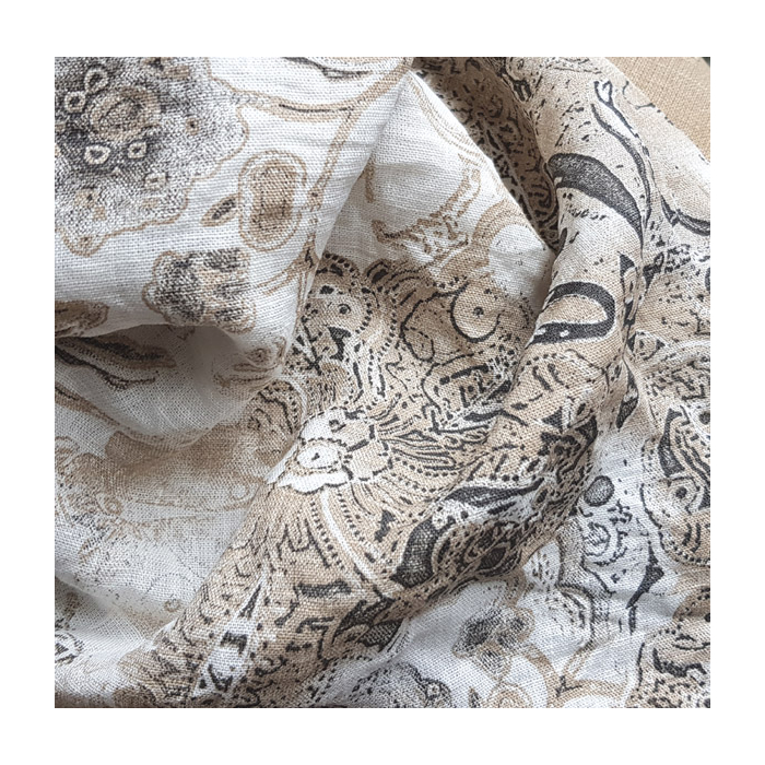 chusta lniana, bandana, linen bandana.