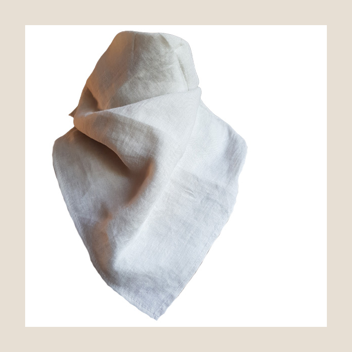 bandana chustka lniana, linen bandana.