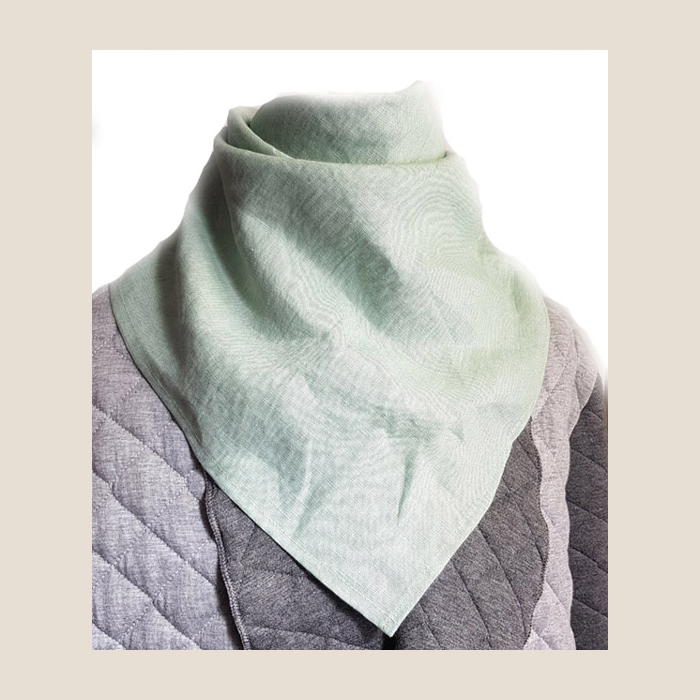 bandana chustka lniana, linen bandana.