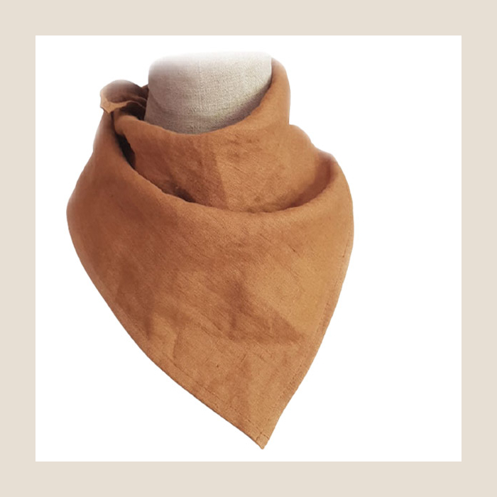 chusta apaszka, linen bandana.