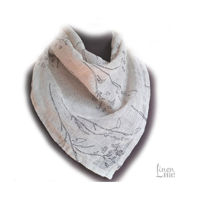 chusta lniana, bandana, linen bandana.