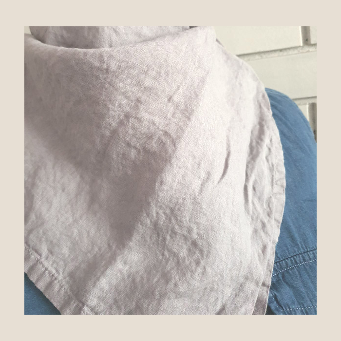 bandana chustka lniana, linen bandana.