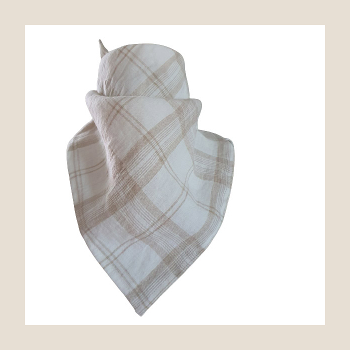 apaszka chusta lniana, linen bandanas, scarf.