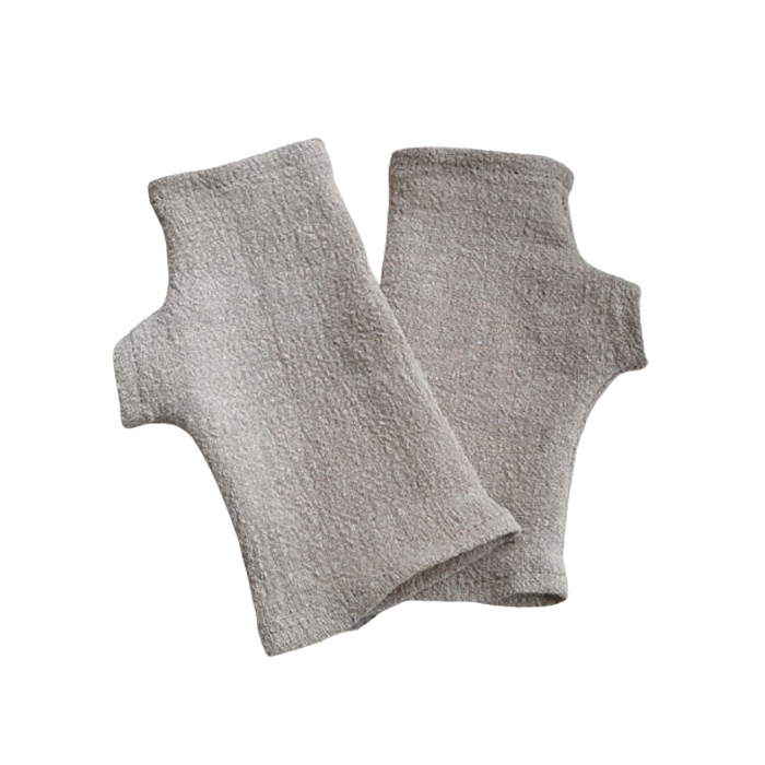 mitenki lniane, linen mittens.