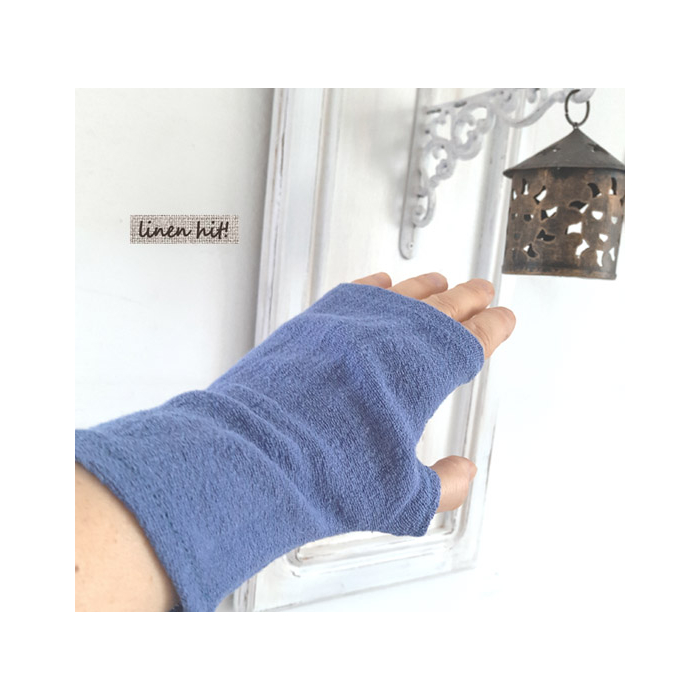 mitenki lniane, linen mittens.