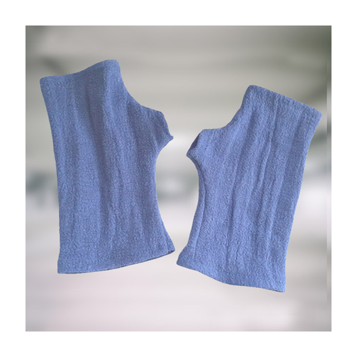 mitenki lniane, linen mittens.