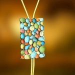 Naszyjnik Skórzany Barwy Lata