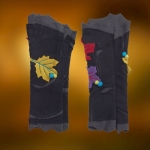 Ocieplacze na Ręce PIXIE Polarowe w Liście Klonu