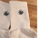 Skarpety Konopne Organiczne z Liściem Konopi rozm.41-45