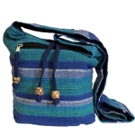 Torba Bawełniana Boho Morskie Fale Cross Body