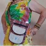 nerka konopie bawełna, waist bag.