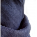 Bandana Lniana Granatowa Cienka