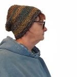 Czapka Beanie z Himalajskiej Konopi Siewnej Zielono Żółta