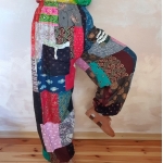 Spodnie Patchwork Haremki Multikolor od Hippie Shop