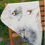 Chusta Lniana Trójkątna Dmuchawce