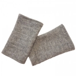 Ocieplacze Wełniane na Ręce Szary Melanż