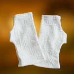 Mitenki Lniane Białe do Ślubu i na Wyjście