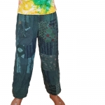 spodnie haremki patchwork, harem pants.