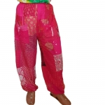 Spodnie Patchwork Haremki Odcienie Różu od Bayba Hit